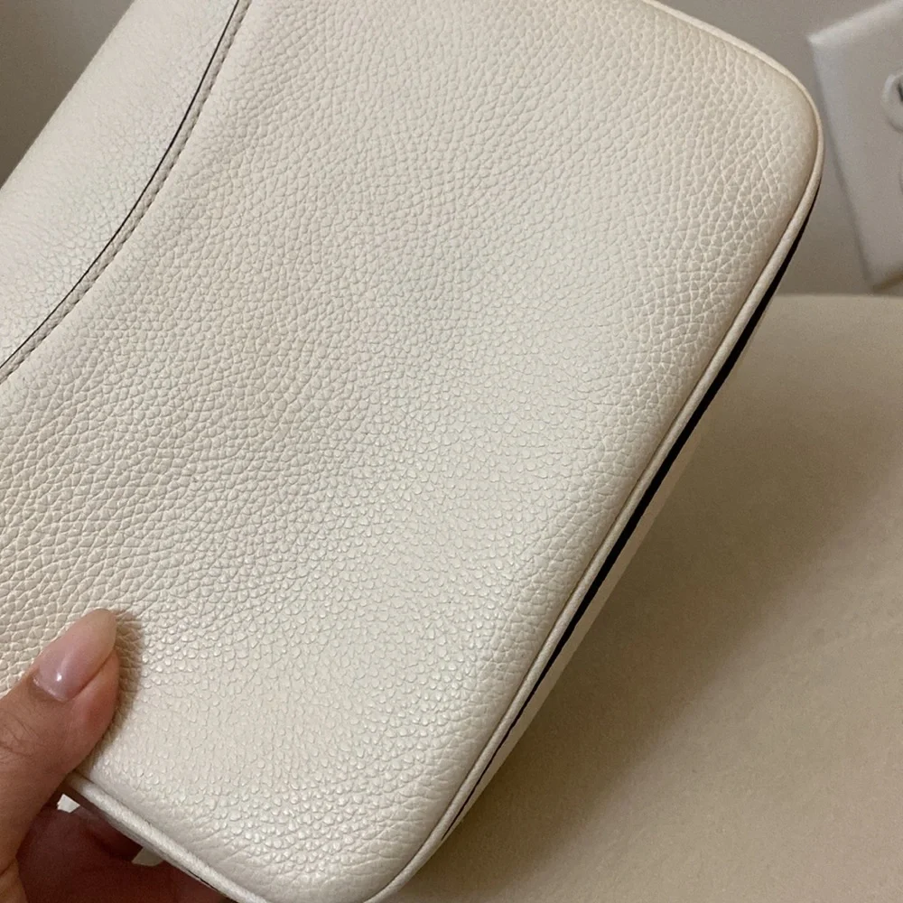 Coach Cream Leather Crossbody Bag with Gold Hardware - Picture 11 of 11